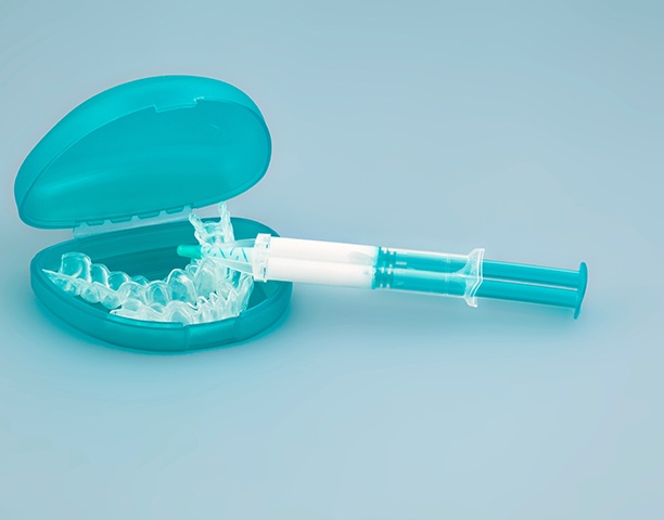 Take-home teeth whitening kits can be refilled for touch ups as needed